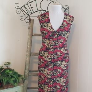 Max & Cleo floral knit dress